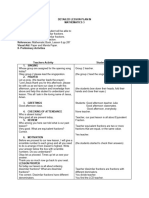 DETAILED LESSON PLAN IN MATH (Wednesday)