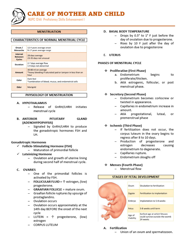 Care of Mother and Child (Trans) | PDF