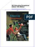 Instant Download Ebook PDF Educating Exceptional Children 14th Edition PDF Scribd