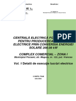 Volumul 1 - Instalatii Electrice Complex Comercial - Zona I