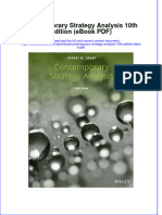 Instant Download Contemporary Strategy Analysis 10th Edition Ebook PDF PDF Scribd