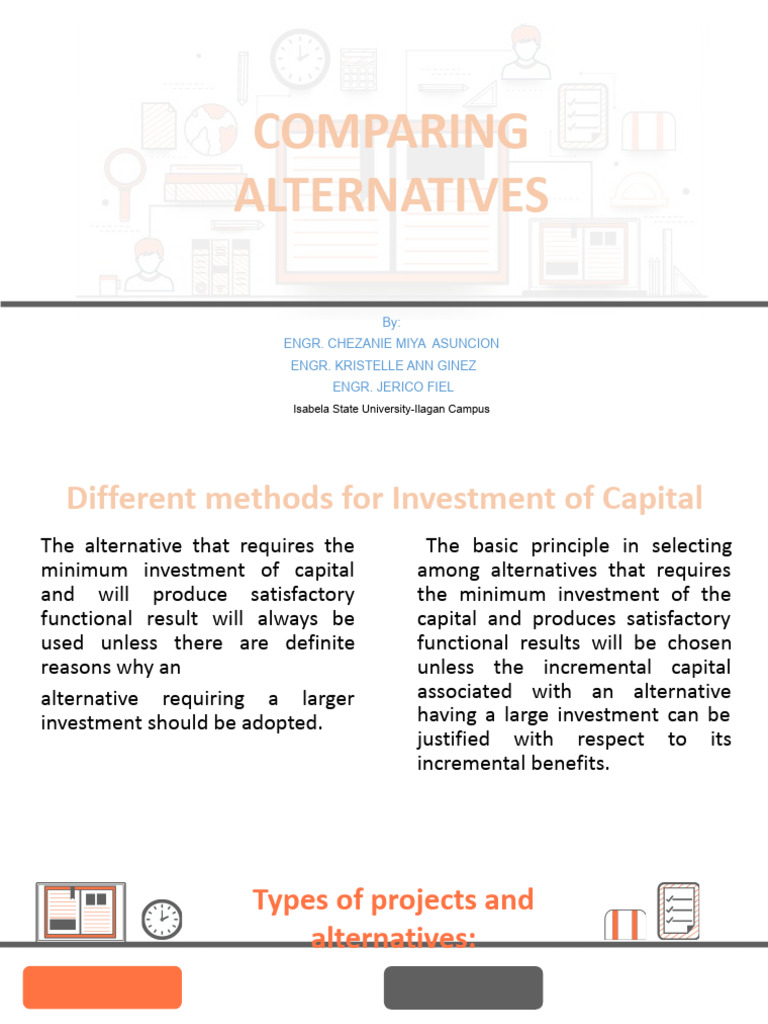 Investment Alternatives Comparison | PDF | Investing | Depreciation
