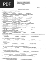 Class 9 Final Term IT Samplepaper