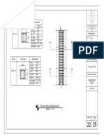 Potongan Keterangan Kolom: Detail Penulangan Kolom SKALA 1: 25