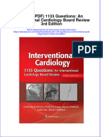 Instant Download Ebook PDF 1133 Questions An Interventional Cardiology Board Review 3rd Edition PDF Scribd