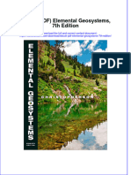 Instant Download Ebook PDF Elemental Geosystems 7th Edition PDF Scribd