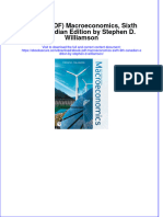 Full Download Ebook Ebook PDF Macroeconomics Sixth 6th Canadian Edition by Stephen D Williamson PDF