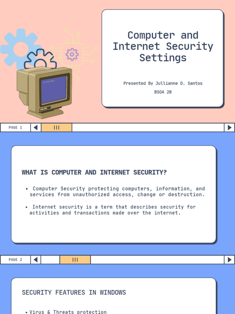 Computer and Internet Security Guide | PDF