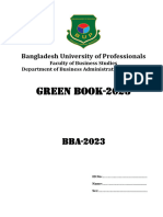 Green Book-BBA - 2023