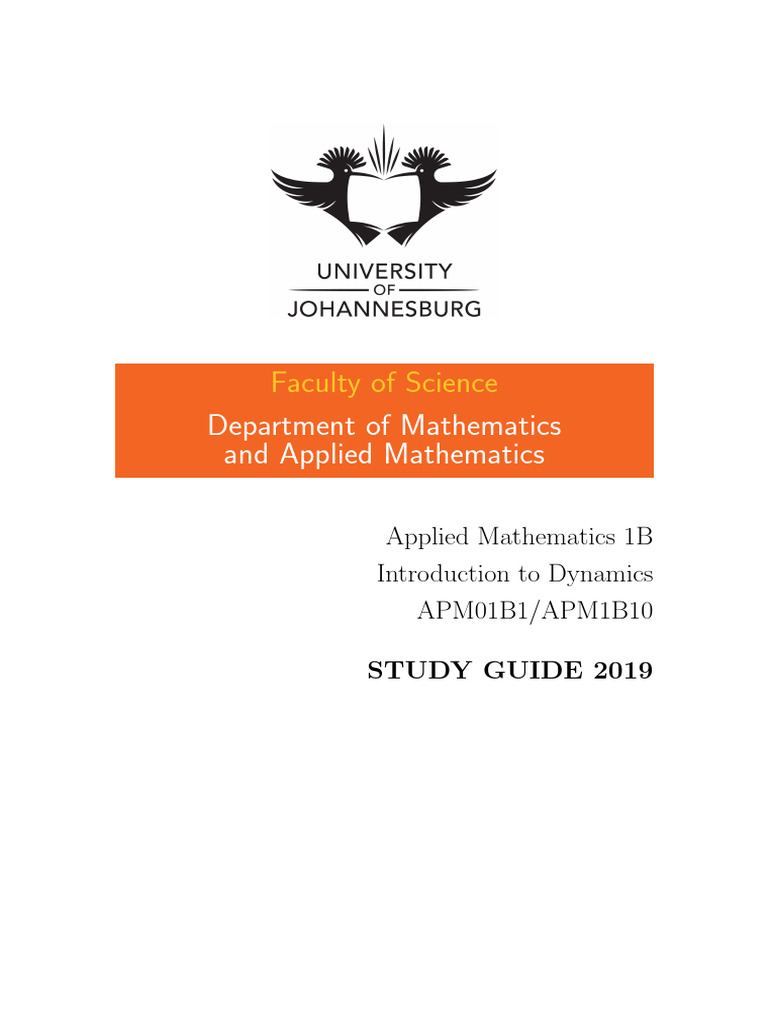 Apm01b1 Study Guide Pdf Kinematics Acceleration