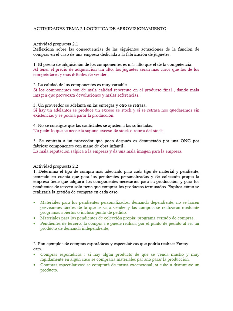 Logística de Aprovisionamiento en Compras | PDF | Business | Logística