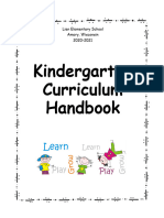 Kindergarten Handbook 2020-21