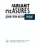 John Von Neumann - Invariant Measures-American Mathematical Society (RI) (1999)
