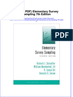 Instant Download Ebook PDF Elementary Survey Sampling 7th Edition PDF Scribd