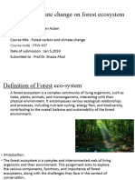 Effect of Climate Change On Forest Ecosystem. 88