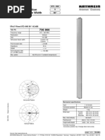 F-Panel Vertical Polarization Half-Power Beam Width