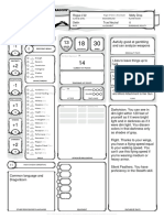 DND 5E CharacterSheet - Lunaria Solus