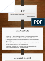 Rom - Tehnologia Distilatelor