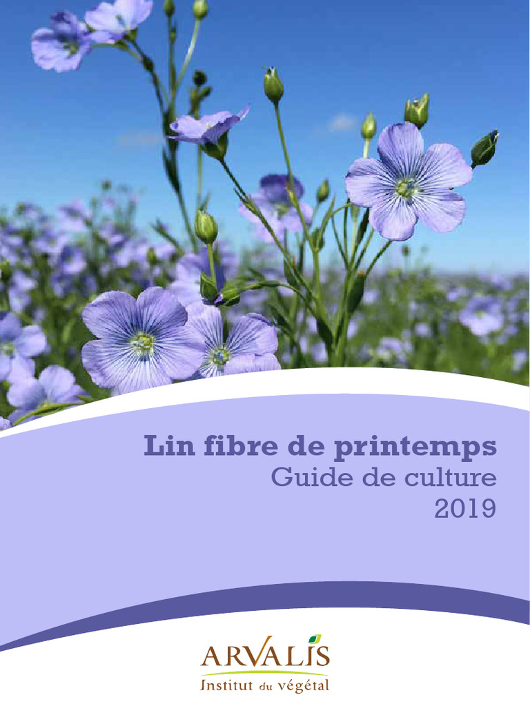 Guide de culture du lin fibre 2019 | PDF | Lin cultivé | Semis