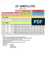 Pricelist Mahkota Al Fatih Fix XLSX Pricelist 1 Oktober Available