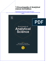 Instant Download Ebook PDF Encyclopedia of Analytical Science 3rd Edition PDF Scribd