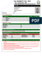 Akinola Feyisola Bolawa - Registration Slip