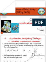 Acceleration Analysis of Linkages