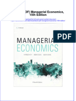 Full Download Ebook Ebook PDF Managerial Economics 15th Edition PDF