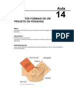 Elementos formais de um projeto de pesquisa