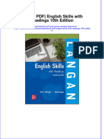 Instant Download Ebook PDF English Skills With Readings 10th Edition PDF Scribd