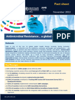 iAHO - AntiMicrobial-Resistance in The WHO African Region - Fact Sheet