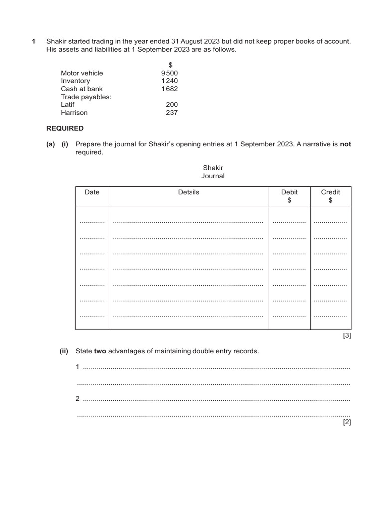 Test Ii Accounts | PDF | Debits And Credits | Accounting