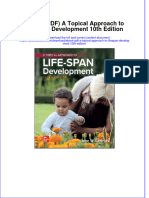 Instant Download Ebook PDF A Topical Approach To Lifespan Development 10th Edition PDF Scribd