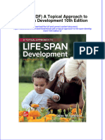 Instant Download Ebook PDF A Topical Approach To Life Span Development 10th Edition 2 PDF Scribd