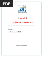 Configuring Extended ACLs Scenario2