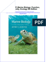 Full Download Ebook Ebook PDF Marine Biology Function Biodiversity Ecology 5th Edition PDF