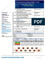 268th Galfar TM Meeting - Agenda - Template