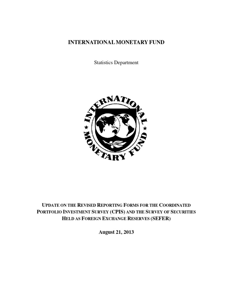 CPIS and SEFER Reporting Form Updates | PDF | Securities (Finance ...