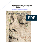 Instant Download Ebook PDF Abnormal Psychology 9th Edition PDF Scribd