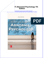 Instant Download Ebook PDF Abnormal Psychology 7th Edition PDF Scribd