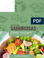 Livro Receitas Saborosas e Faceis de Fazer