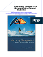 Full Download Ebook Ebook PDF Marketing Management A Strategic Decision Making Approach 8th Edition PDF