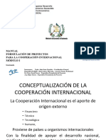 Generalidades de La COOPERACIÓN INTERNACIONAL Agencia GTZ SESION 3