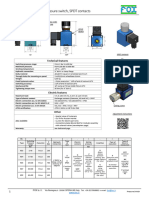 K5 Standard Catalogue Pressostato Eletrohidraulico Ajustavel