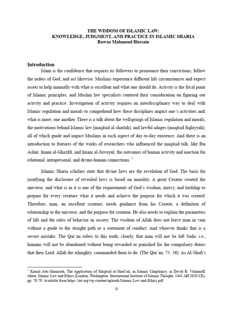 the-wisdom-of-islamic-law-pdf-god-in-islam-sharia