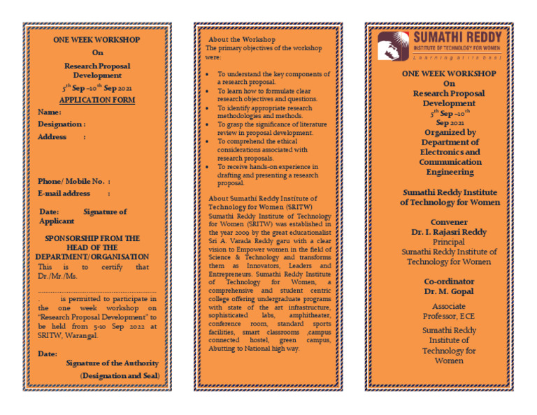 Research Proposal Development Workshop | PDF | Science