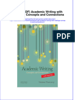 Instant Download Ebook PDF Academic Writing With Readings Concepts and Connections 2 PDF Scribd