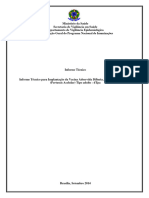 Informe Tecnico para Implantacao Da Vacina Adsorvida Difteria Tetano Coqueluche Pertussis Acelular Tipo Adulto Dtpa 2014