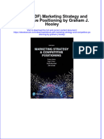 Full Download Ebook Ebook PDF Marketing Strategy and Competitive Positioning by Graham J Hooley PDF