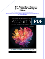 Instant Download Ebook PDF Accounting Business Reporting For Decision Making 7th Edition PDF Scribd